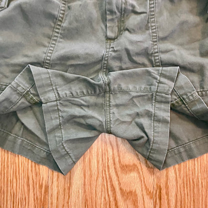 Old Navy Olive Green Soft Utility Alpine Tundra Paper Bag Shorts Womens XSmall