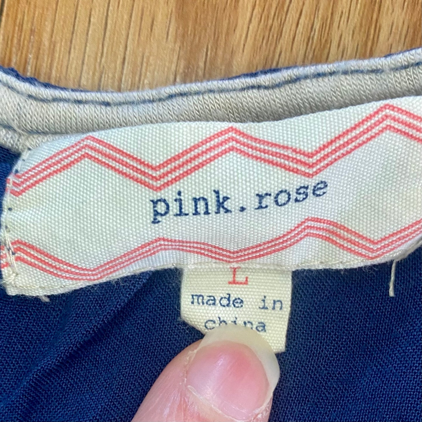 Pink Rose Blue Striped Sleeveless Mini Shirt Dress Womens Large