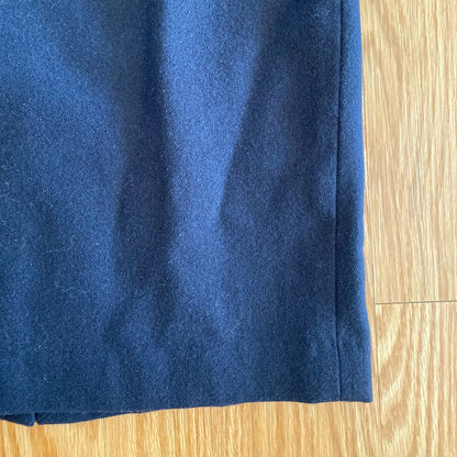Tocca Navy Blue Wool Long Sleeve Sheath Dress Womens 10