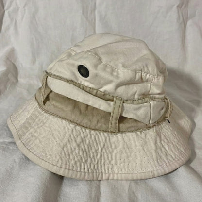 Totes Y2K White Bucket Hat Water Sport Hat Unisex One Size