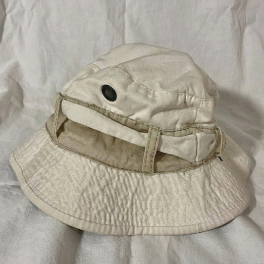 Totes Y2K White Bucket Hat Water Sport Hat Unisex One Size