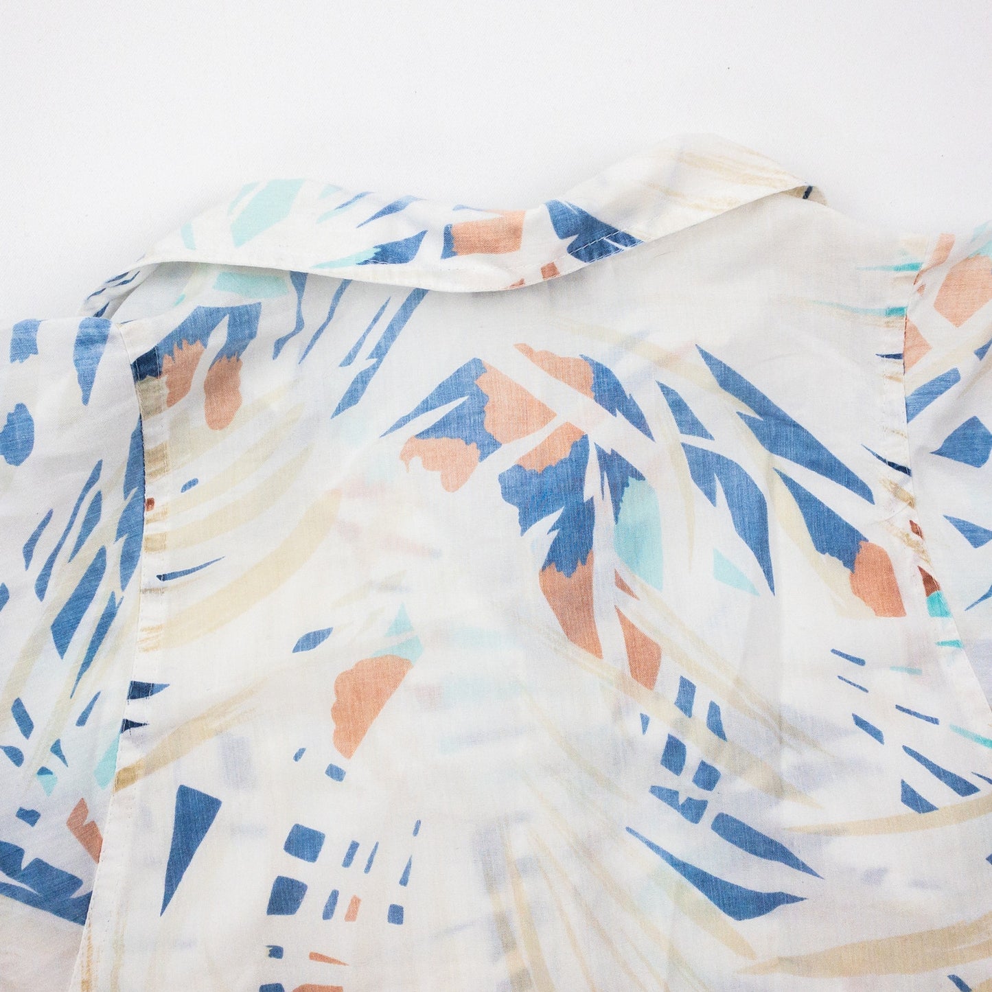 Partners Vintage Hawaiian Blue White Shirt Mens Medium Unisex Womens Large