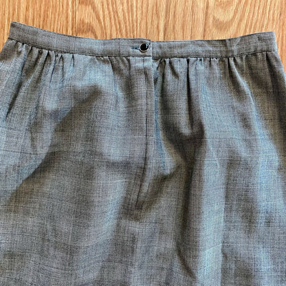 Emanuel Ungaro Parallele Gray Stripe Blazer Skirt Set Womens 6