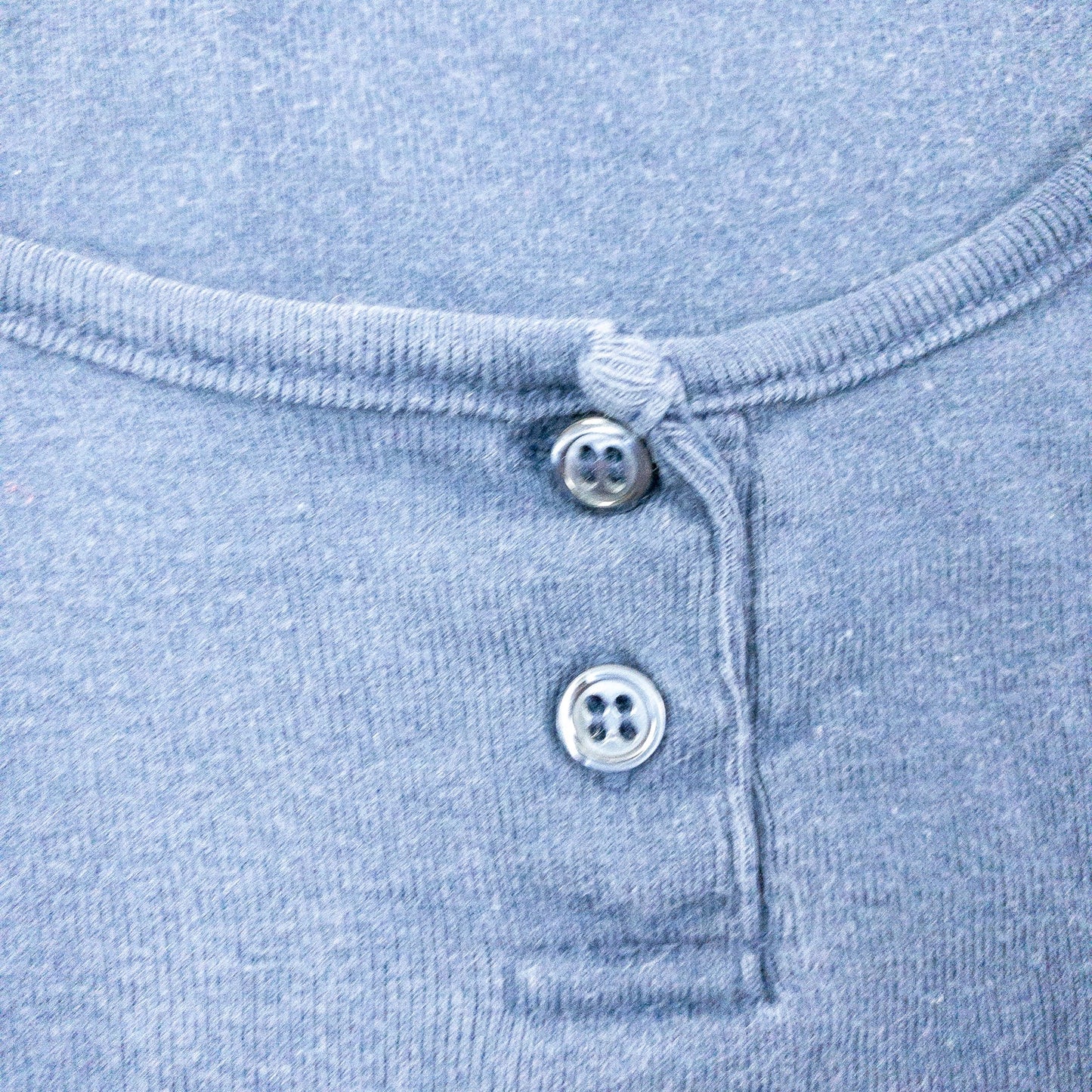 Bobbie Brooks Vintage Navy Blue Button Tee Shirt Womens XLarge