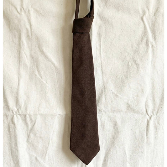 Fashion Neckwear Vintage Brown Tie Mens One Size