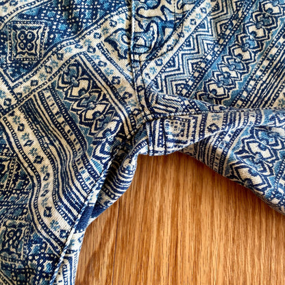 Ralph Lauren Denim & Supply Blue Paisley Bandana Skinny Jeans Womens 28