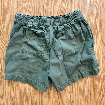 Old Navy Olive Green Soft Utility Alpine Tundra Paper Bag Shorts Womens XSmall