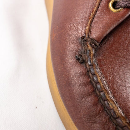 Dexter Vintage Brown Handmade Leather Loafer Shoes Womens 7.5