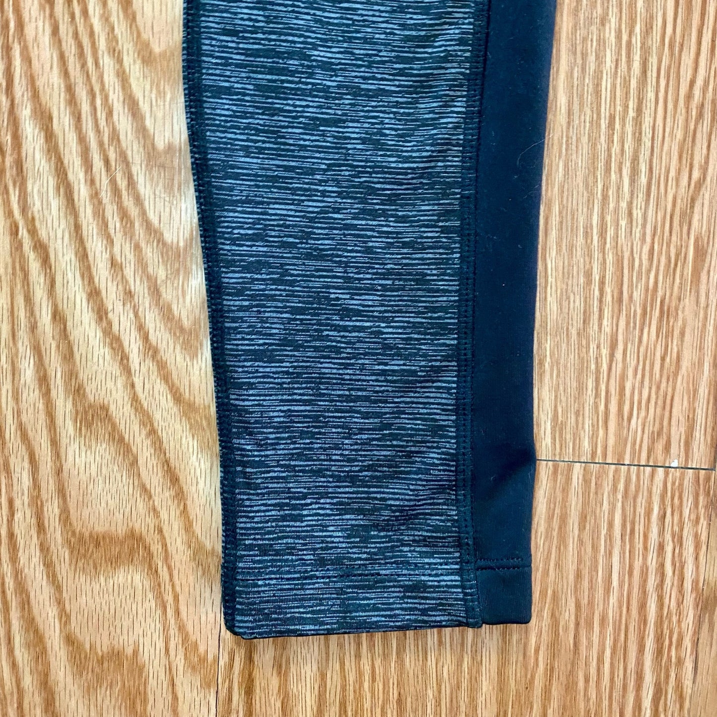 Athletic Works Black Gray Colorblock Leggings Gym Pants Womens Medium