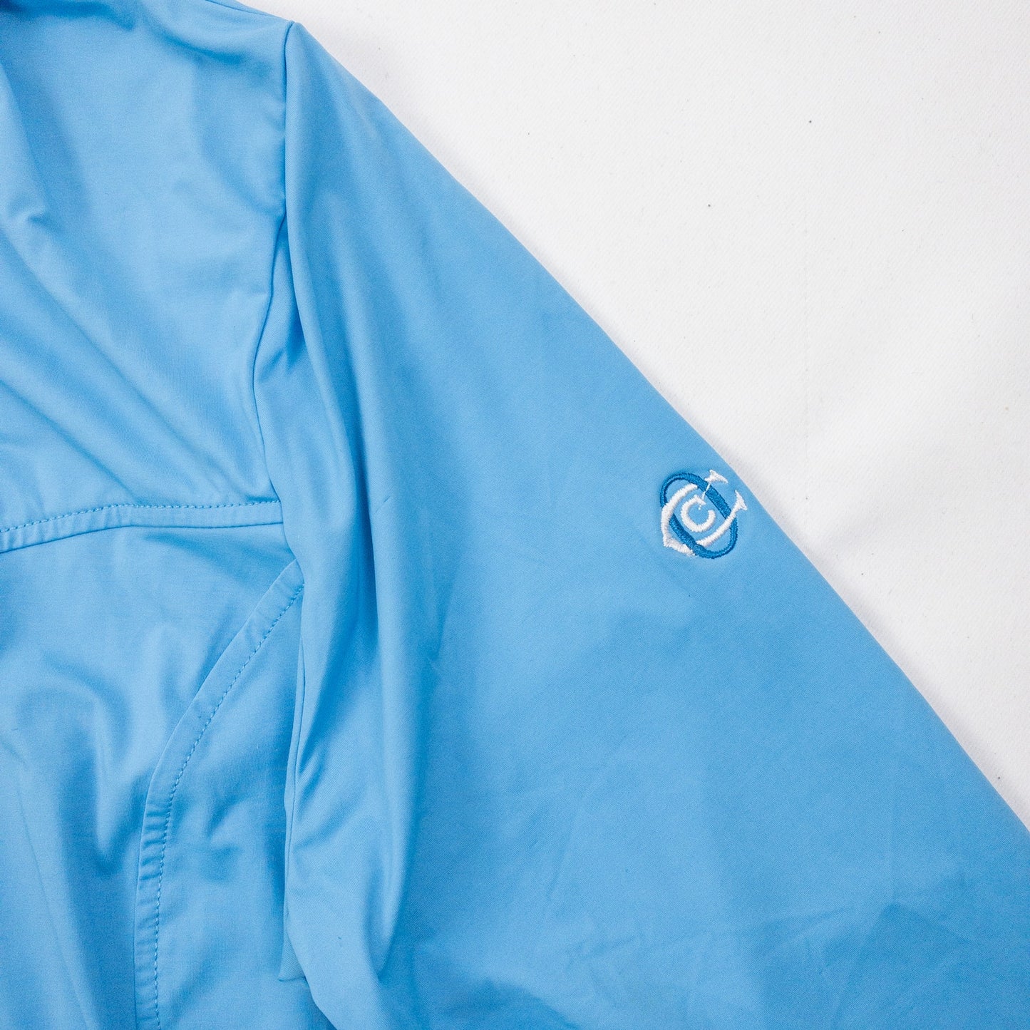 GFore Athletic Golf Blue Zip Up Hooded Jacket Womens Small