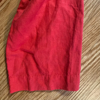 Aansworth Vintage Red Cotton Button-up Shirt Womens XSmall Small