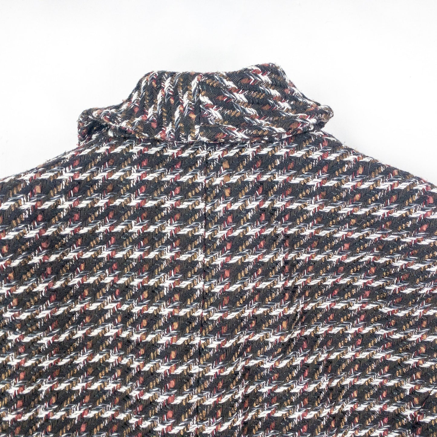 Coldwater Creek Black Metallic Silver Tweed Jacket Coat Womens 16 XLarge
