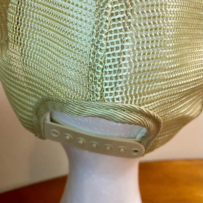 Swingster Vintage Lasso Dealer Illinois Tan Trucker Hat Unisex Mens One Size
