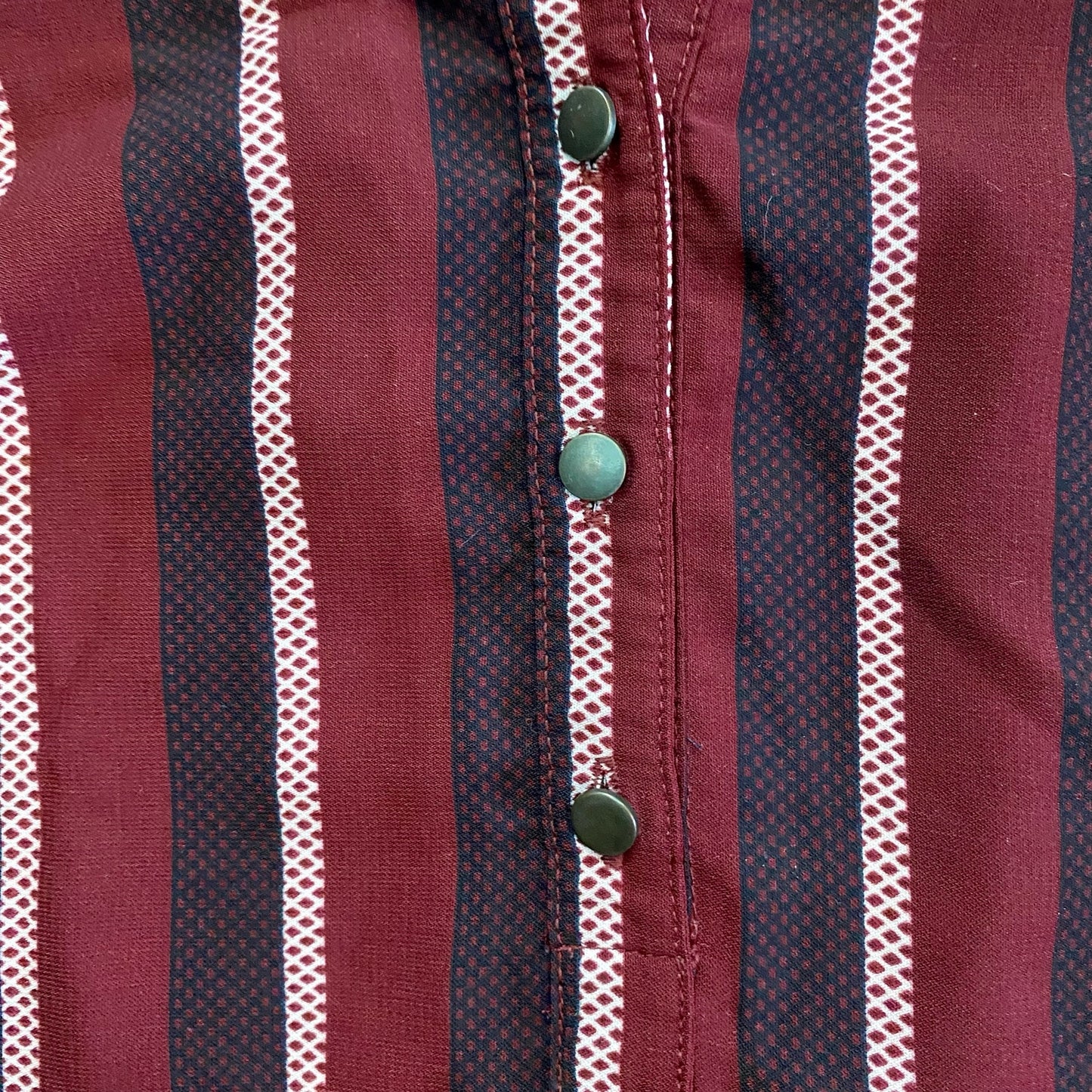 Forever 21 Striped Red White Blouse Shirt Top Womens Medium