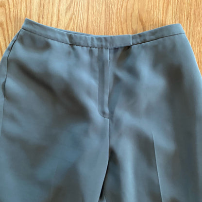 Tahari Levine Vintage Gray Straight Leg Dress Pants Womens 10