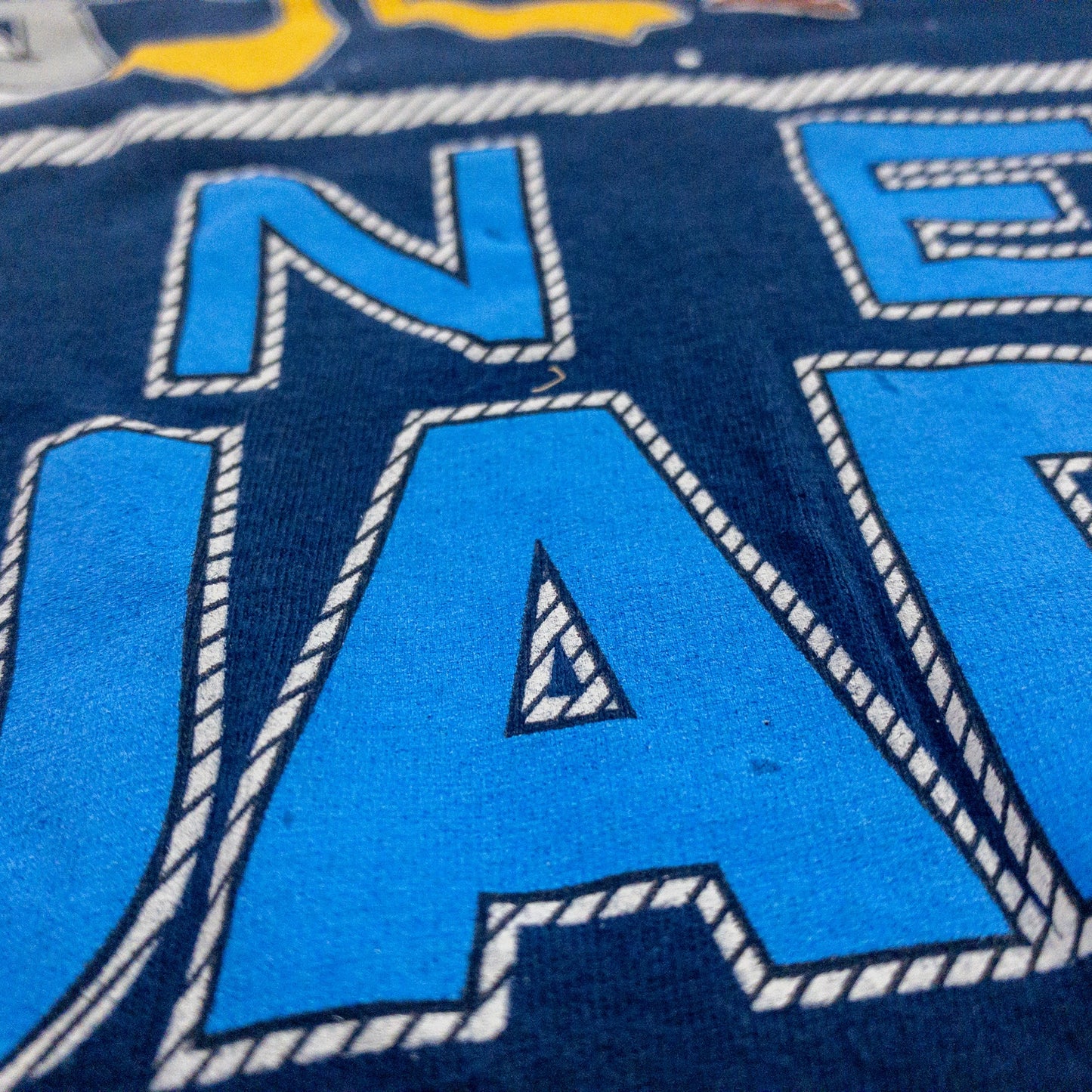 Looney Tunes Vintage Space Jam Tune Squad Blue Graphic Tee Shirt Mens Small