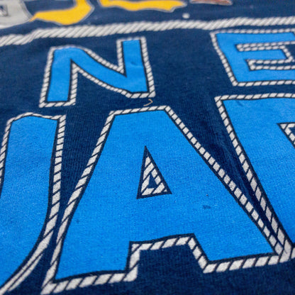 Looney Tunes Vintage Space Jam Tune Squad Blue Graphic Tee Shirt Mens Small