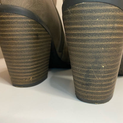 Esprit Kali Tan Brown High Heel Ankle Booties Shoes Womens 7.5
