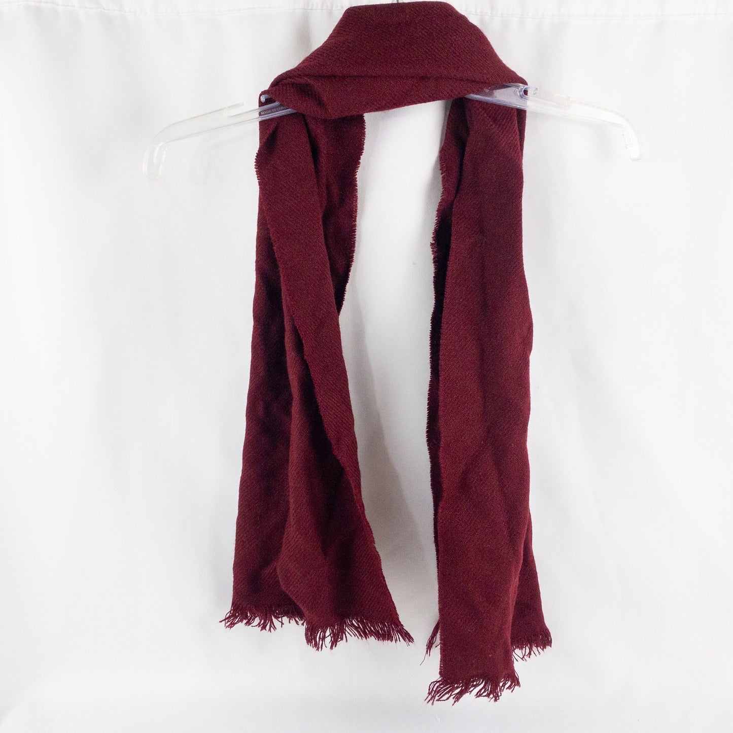 Beau Brummell Vintage Red Knit Scarf Unisex Mens Womens One Size