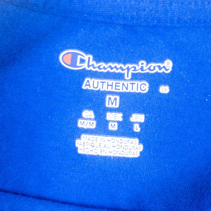 Champion Vintage Blue Casual Tee Shirt Top Mens Small / Medium