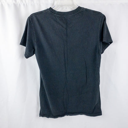2PAC Tupac Distressed Black Band Concert Tee Shirt Womens Small Mens XSmall