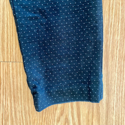 Anne Klein Slim Black White Polka Dot Chino Ankle Pants Womens 4