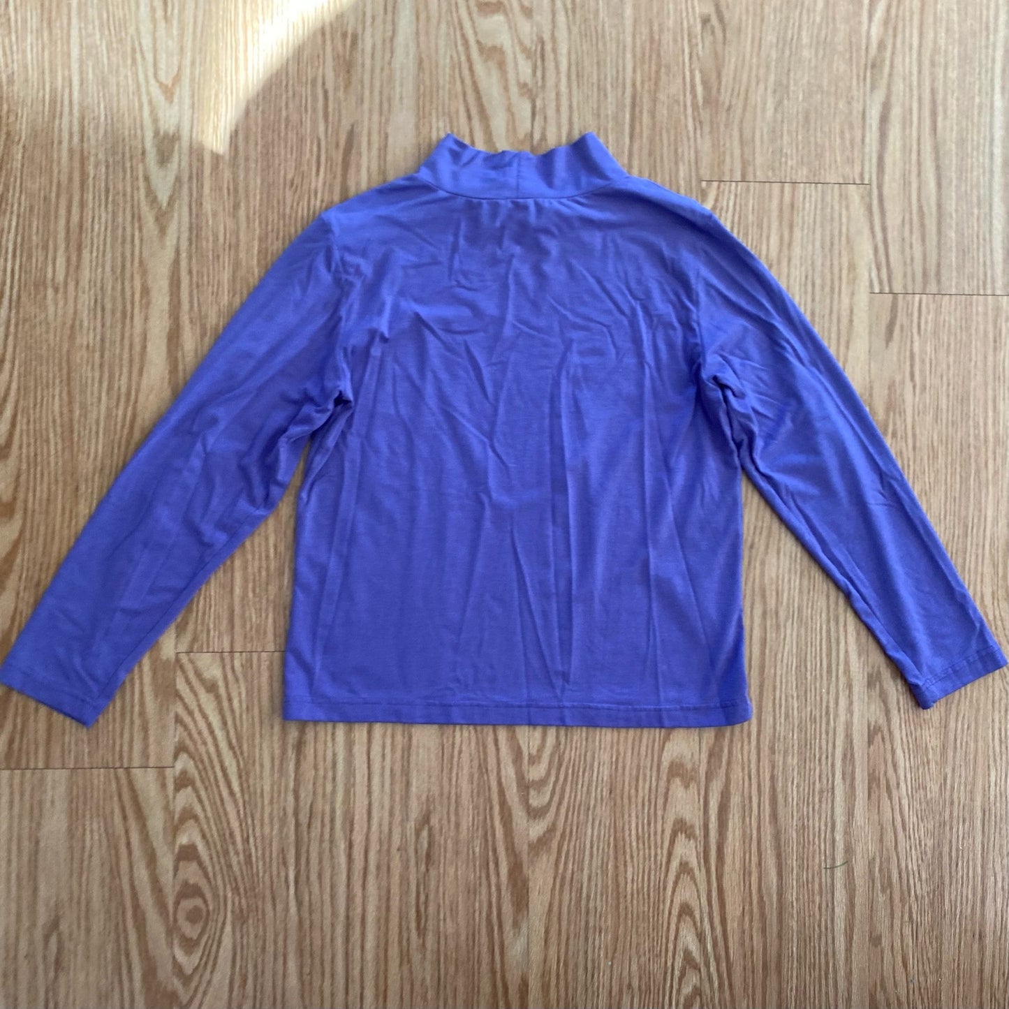 Vintage Y2K Purple Long Sleeve Pullover Turtleneck Top Womens Small