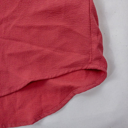 Pink Rose Sheer Pink Blouse Shirt Womens Medium