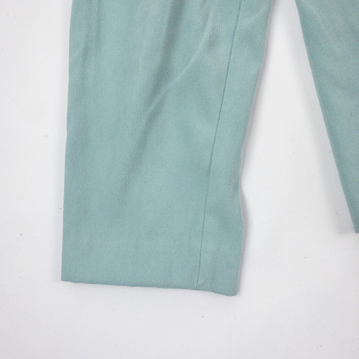 Miss Dorby Pastel Blue Faux Suede Jacket & Tank Set Womens 8 Medium