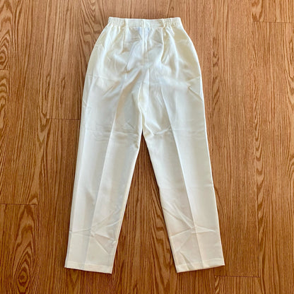 BFA Classics Ivory Cream Straight Leg Dress Pants Womens 10