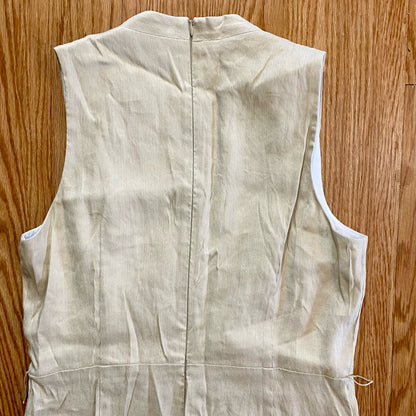 Antonio Melani Tan Sleeveless Wide Leg Jumpsuit Womens 12
