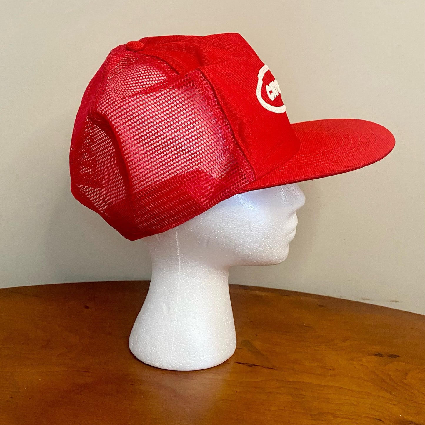 Cryovac Vintage Red Trucker Hat Cap Mens Unisex One Size
