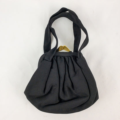 J. R. Julius Resnick Vintage Black Purse Bag Satin Coin Purse Womens One Size