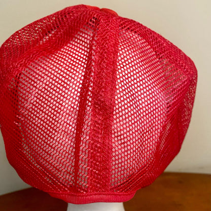 Cryovac Vintage Red Trucker Hat Cap Mens Unisex One Size