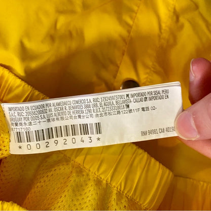 Forever 21 Yellow Raincoat Mini Skirt Y2K Style Womens Medium