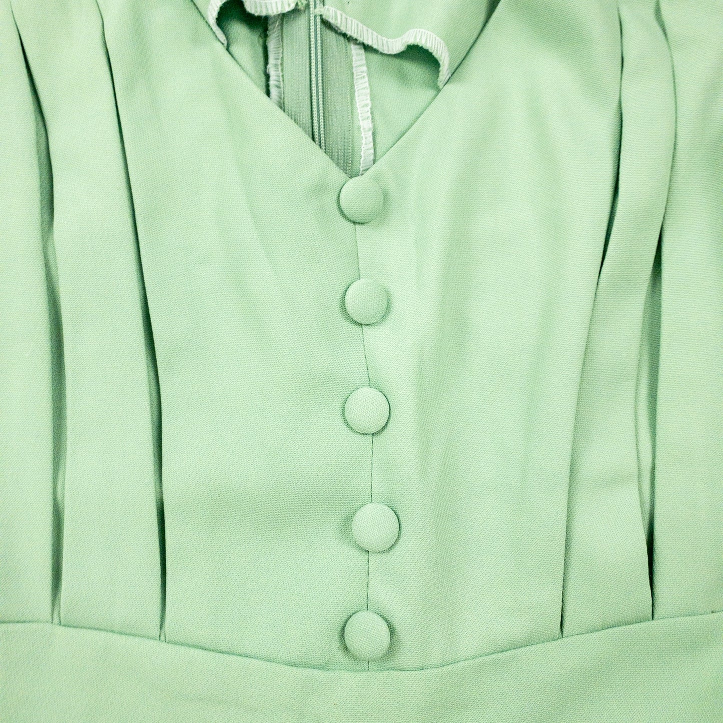 Vintage Pastel Green Classy Romper Playsuit Womens XSmall