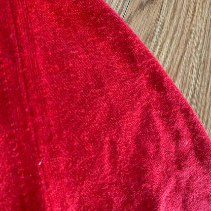 Designers Originals Vintage Red Short Sleeve Luxelon Sweater Womens Large
