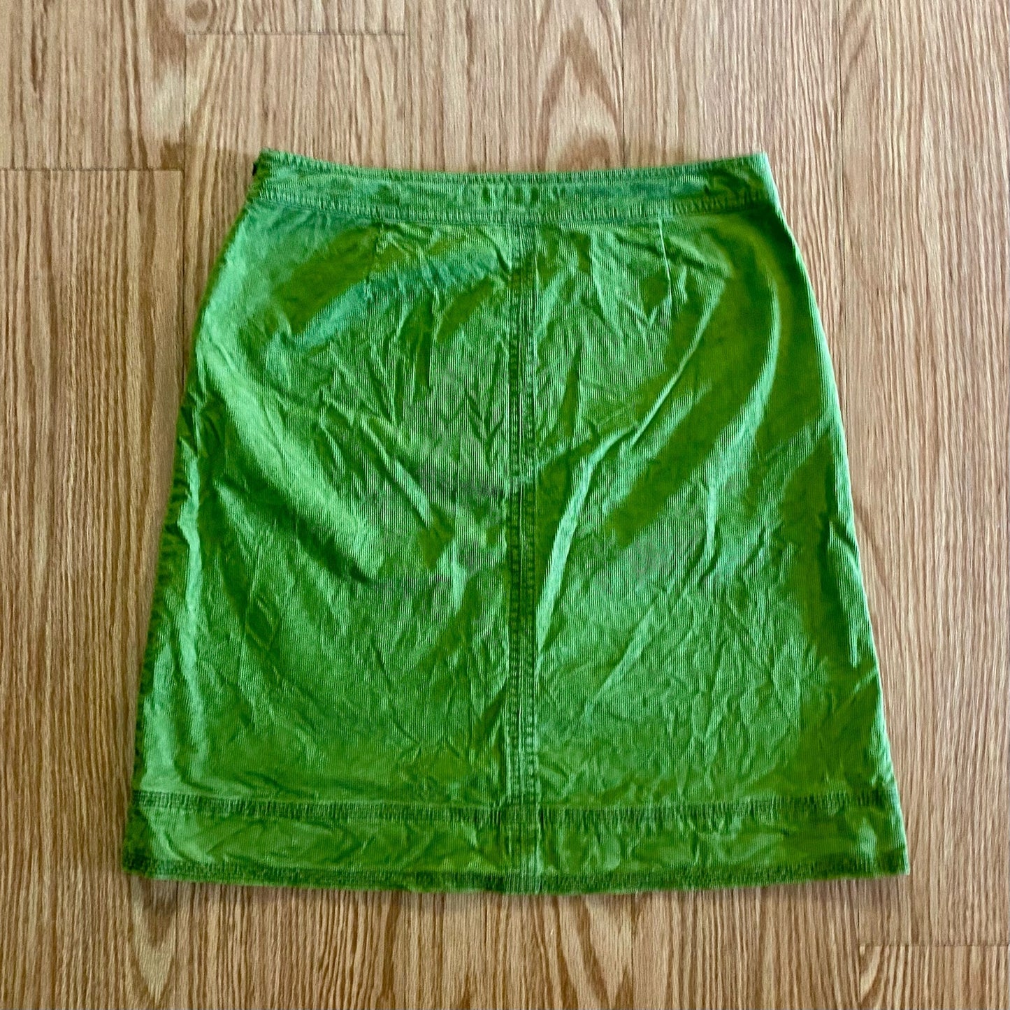 Boden Preppy Green Corduroy Mini Skirt Womens 8 Regular