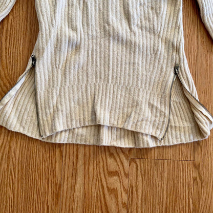 Abercrombie & Fitch Wool Tan Scoop Neck Sweater Top Womens Small