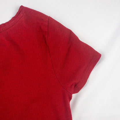 Tommy Hilfiger Red Graphic Tee Womens Small