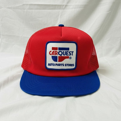 K Products CarQuest Auto Parts Vintage Red Trucker Hat Unisex Mens One Size