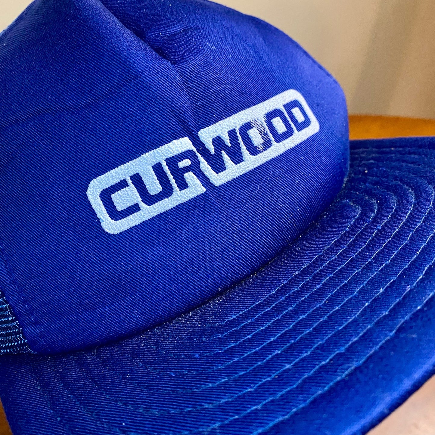 DA Vintage Curwood Packaging Food Blue Baseball Cap Hat Unisex Mens One Size