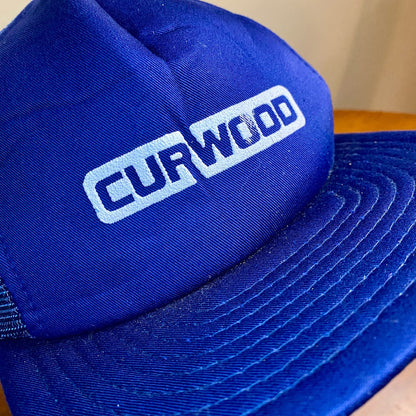 DA Vintage Curwood Packaging Food Blue Baseball Cap Hat Unisex Mens One Size