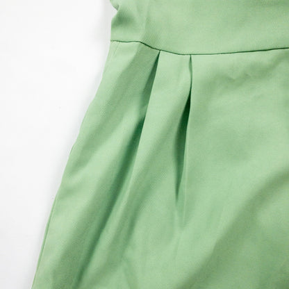 Vintage Pastel Green Classy Romper Playsuit Womens XSmall