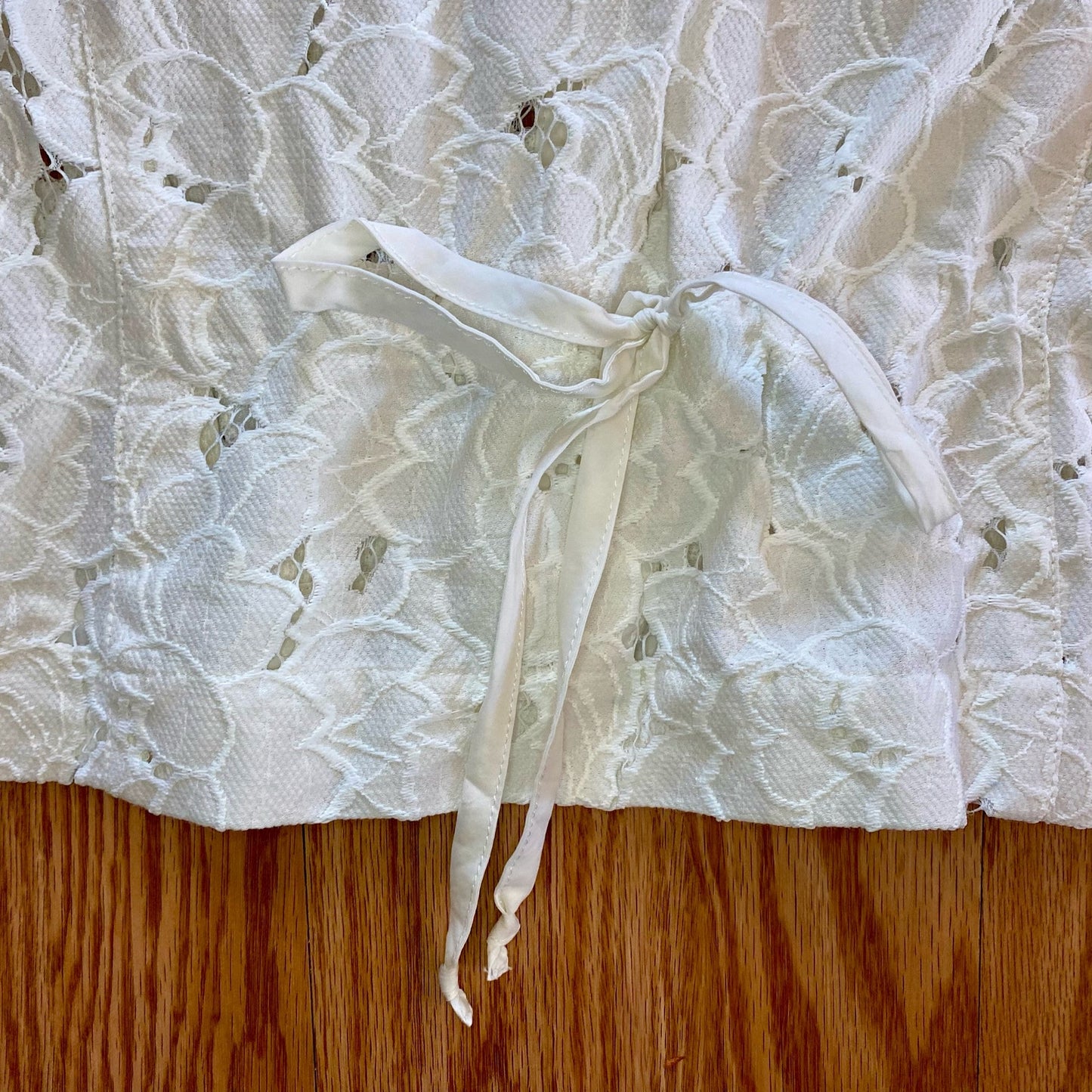 Cabi #5162 Spring Portrait White Floral Lace Shirt Jacket Womens Medium