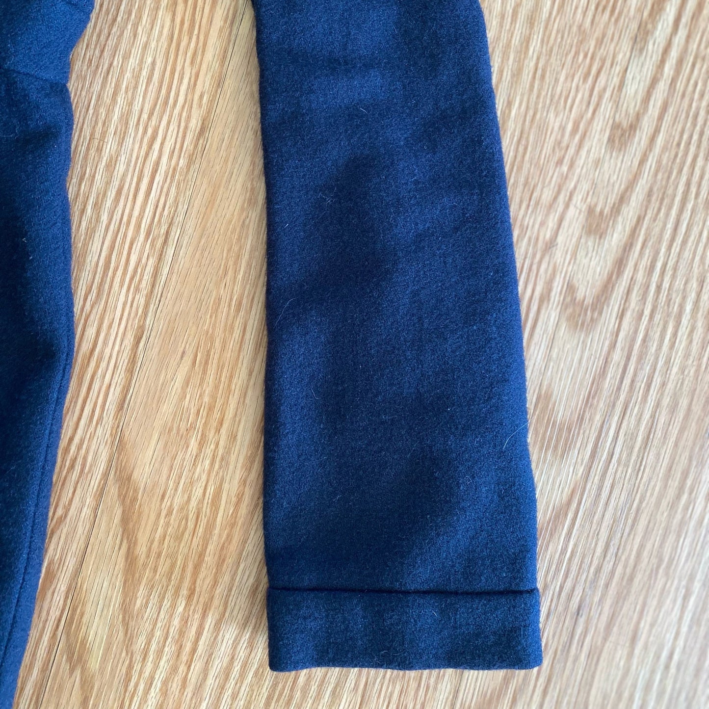 Tocca Navy Blue Wool Long Sleeve Sheath Dress Womens 10