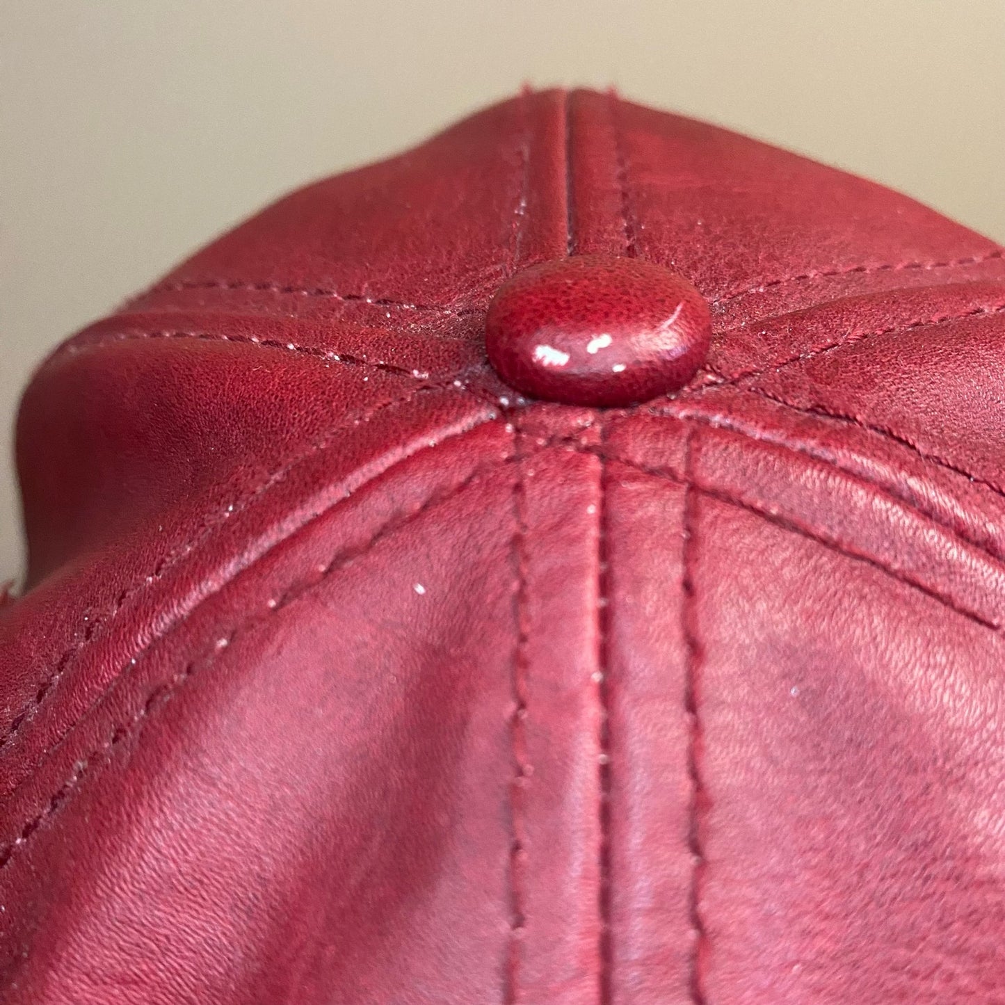 DC Comics The Flash Superhero Red Leather Hat Unisex Mens One Size