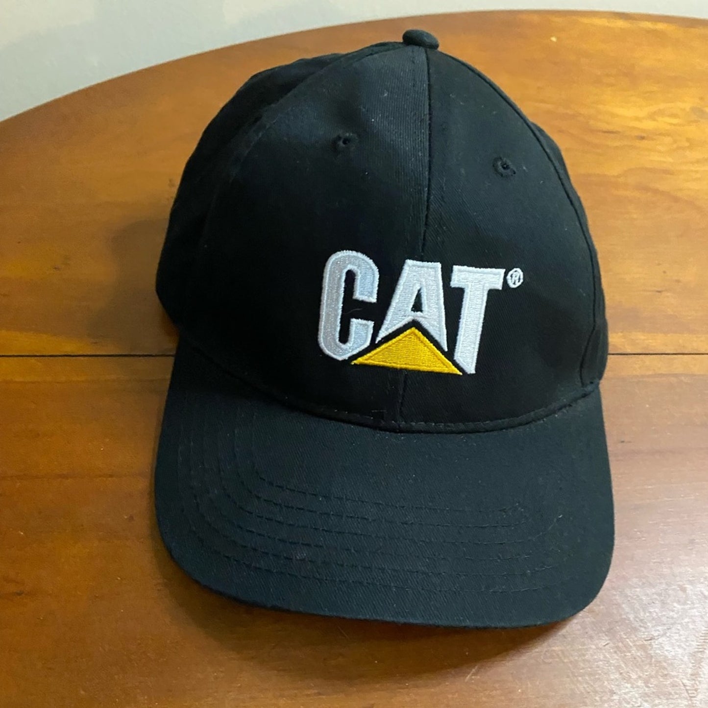 Caterpillar CAT Black Logo Baseball Trucker Hat Unisex Mens One Size