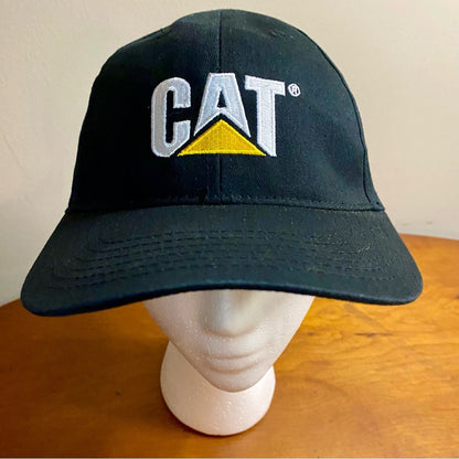 Caterpillar CAT Black Logo Baseball Trucker Hat Unisex Mens One Size