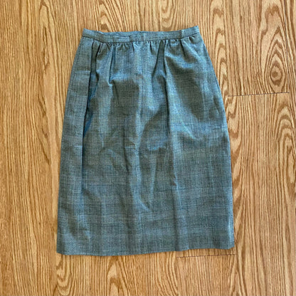 Emanuel Ungaro Parallele Gray Stripe Blazer Skirt Set Womens 6